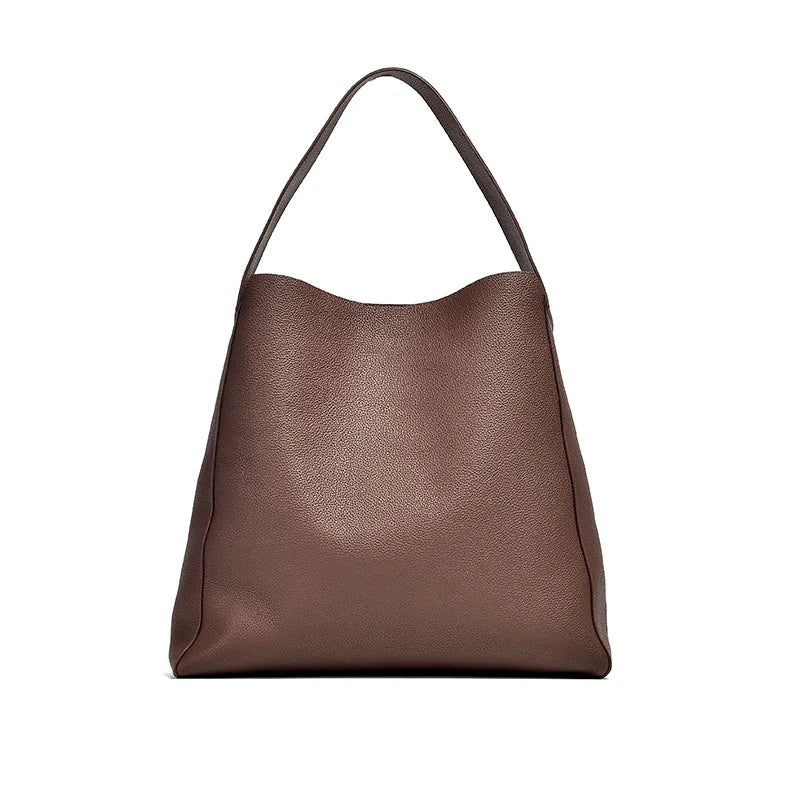 Beautoday Handbags Women Genuine Cow Leather Solid Color Square Large Capacity Female Casual Tote Handmade 62051