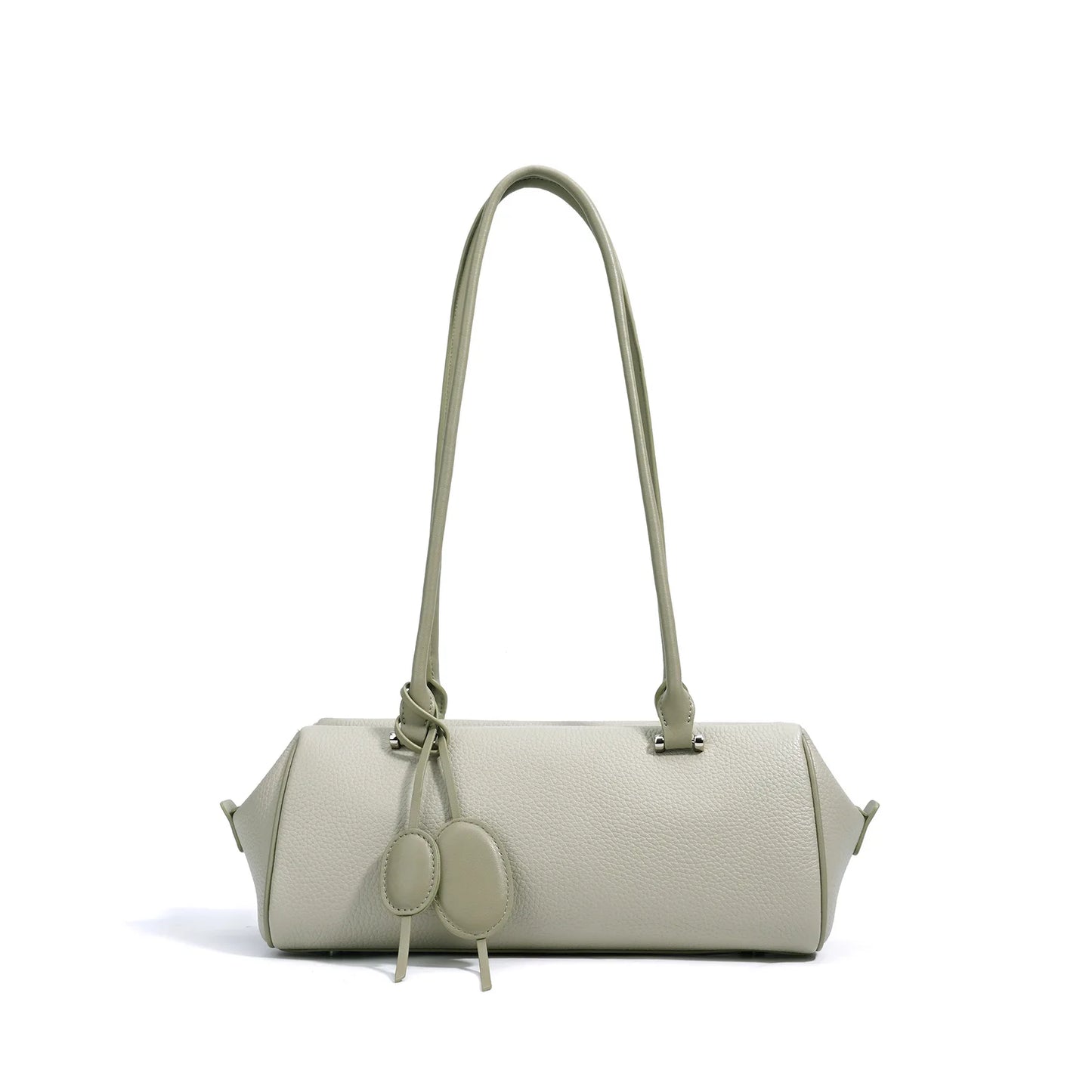 Juno Bloom Genuine Leather Minimalist Baguette Commuting Shoulder Bag