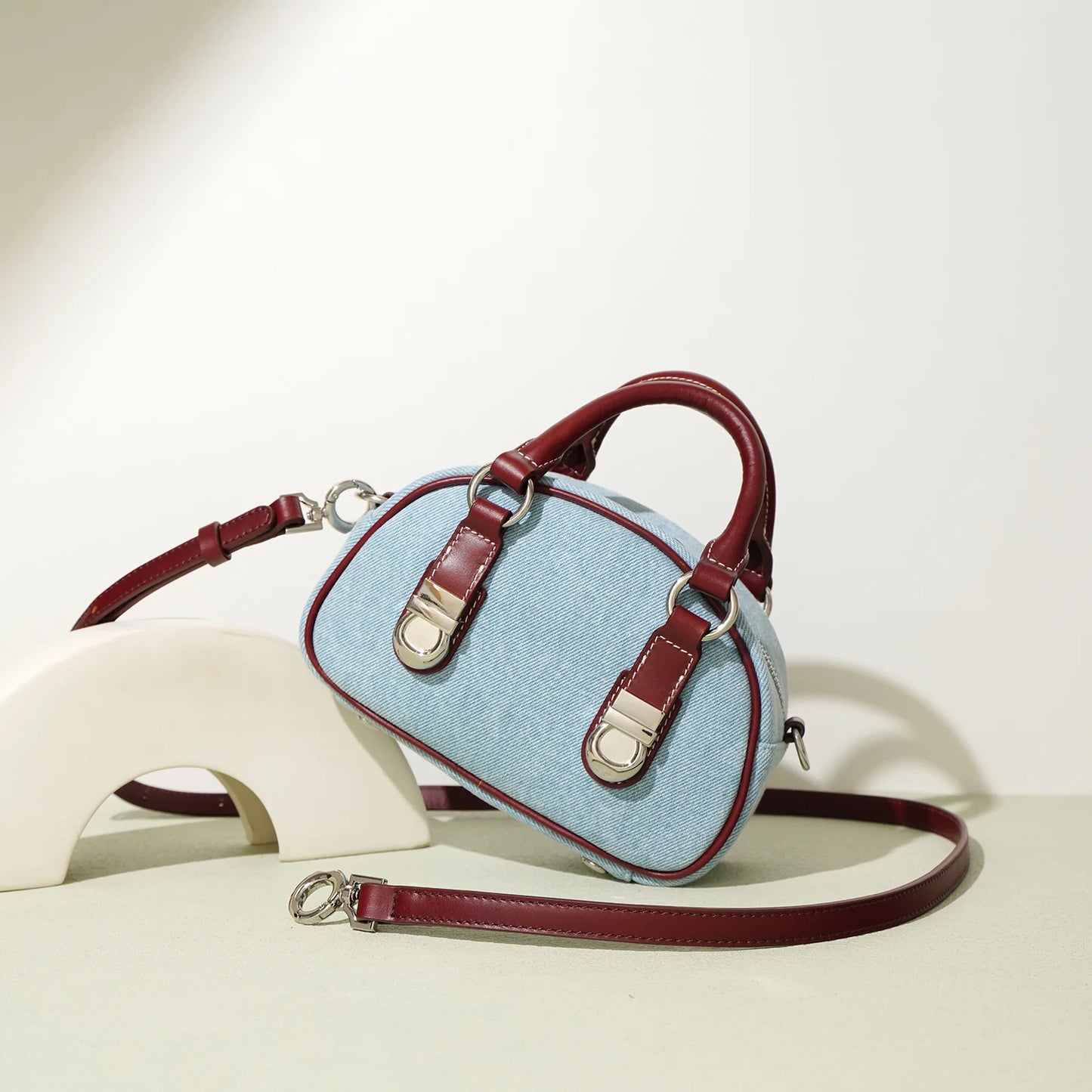 Juliette Denim Mini Crossbody Bag