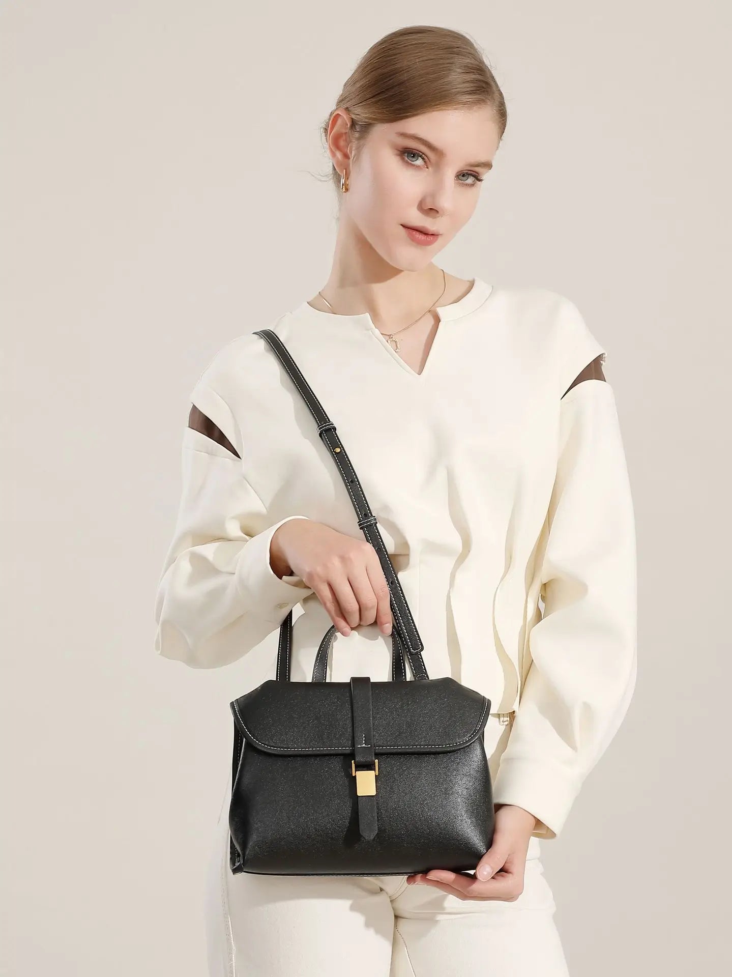 YANATARI Genuine leather woman bag shoulder bag Handbags ladies crossbody bags luxury designer minimalism bag cowhide bag