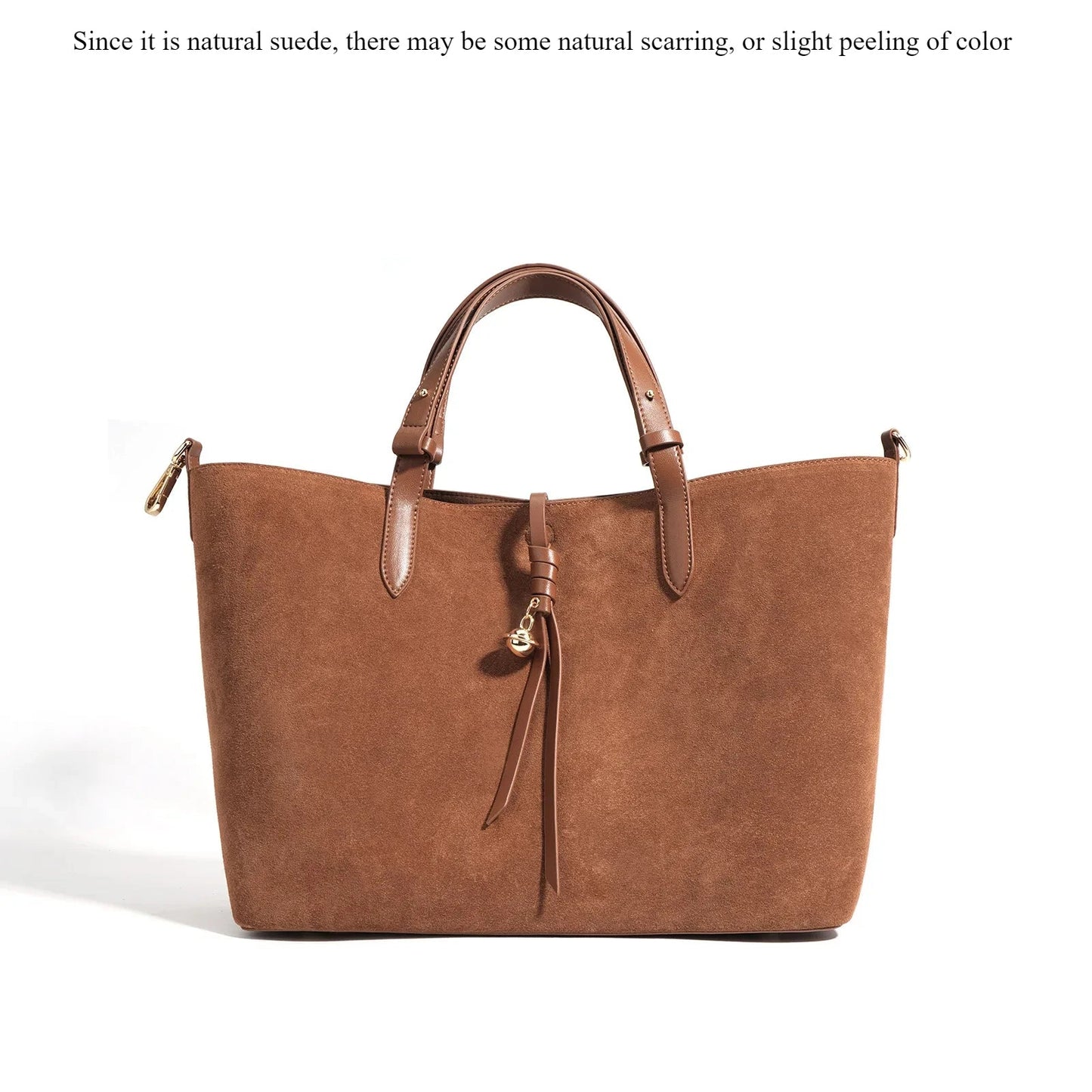 Henrietta Suede Leather Tote Bag