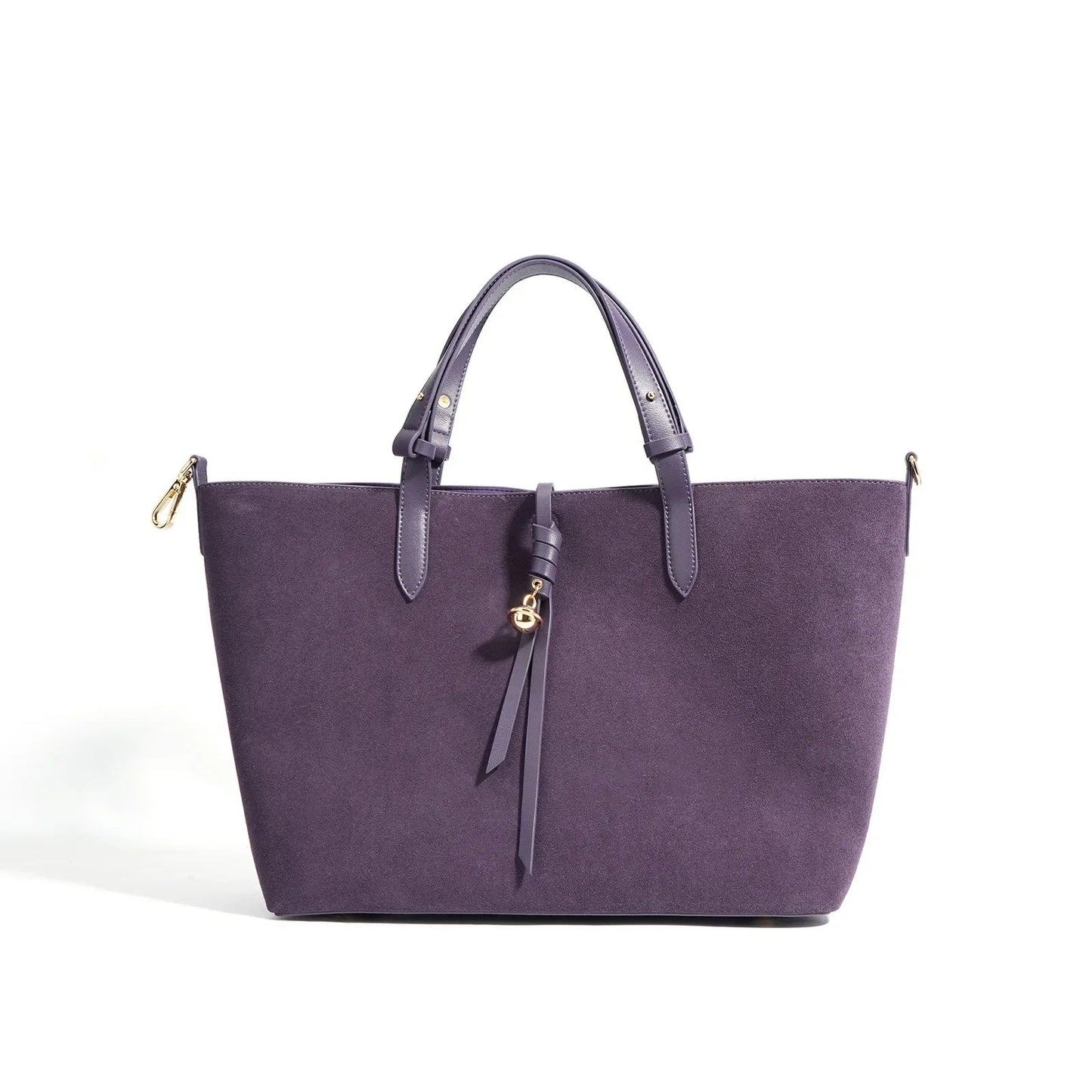 Henrietta Suede Leather Tote Bag