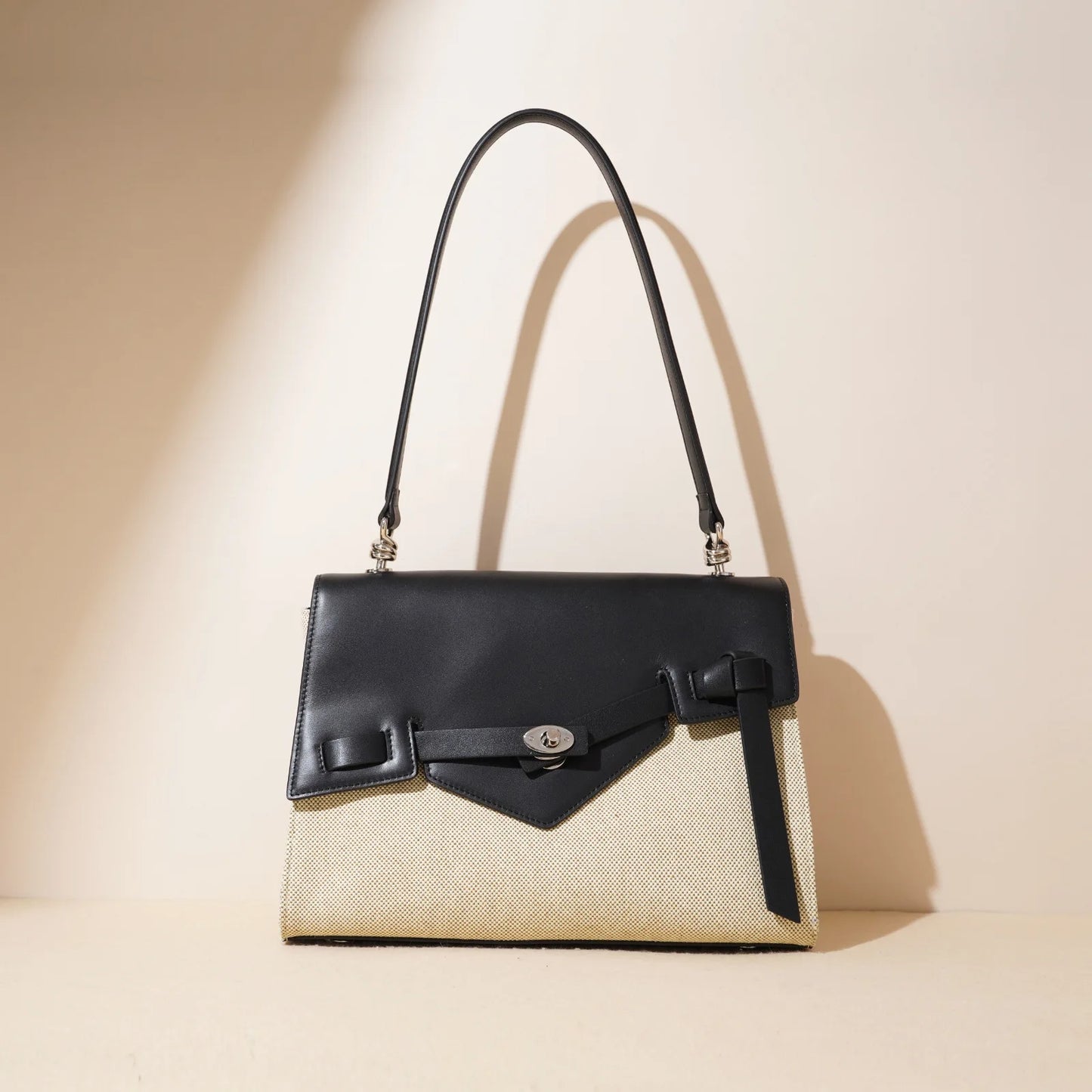 Cleo Asymetric Flap Shoulder Messenger Crossbody Bag