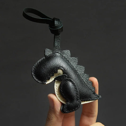 Leather Little Dinosaur Bag Charm