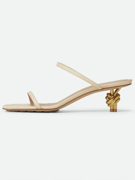 Summer New Slim Square Fit High-heeled Sandals