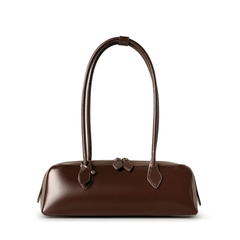 Esmé Top-Grain Leather  Oversized Underarm Bag