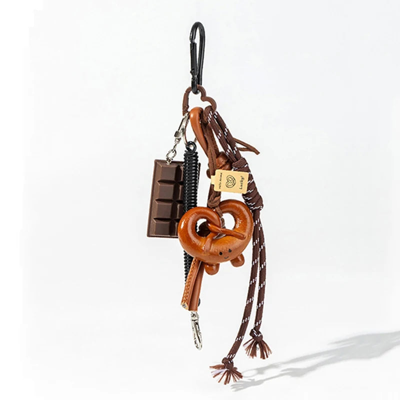 Braided Rope Chocolate Pendant