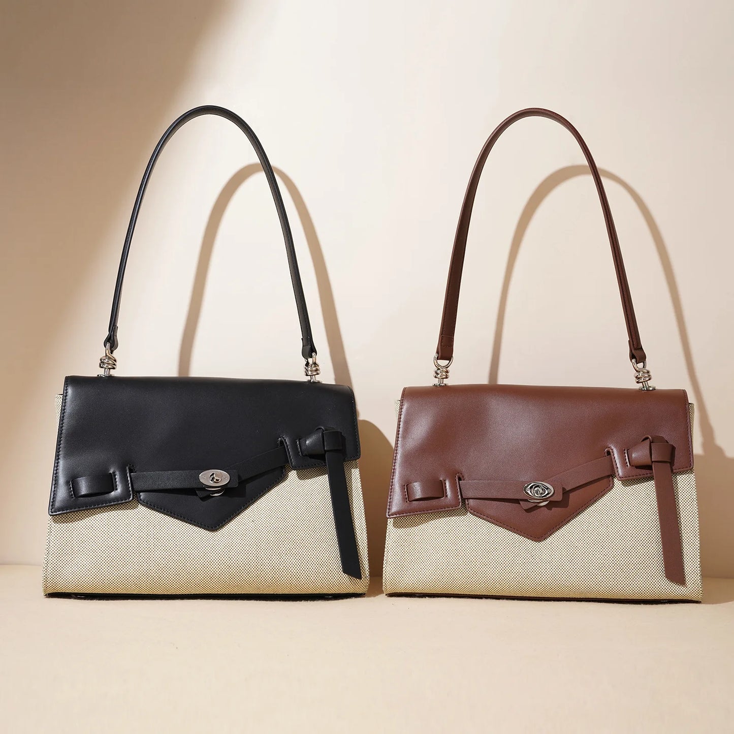 Cleo Asymetric Flap Shoulder Messenger Crossbody Bag