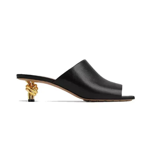 Summer New Slim Square Fit High-heeled Sandals