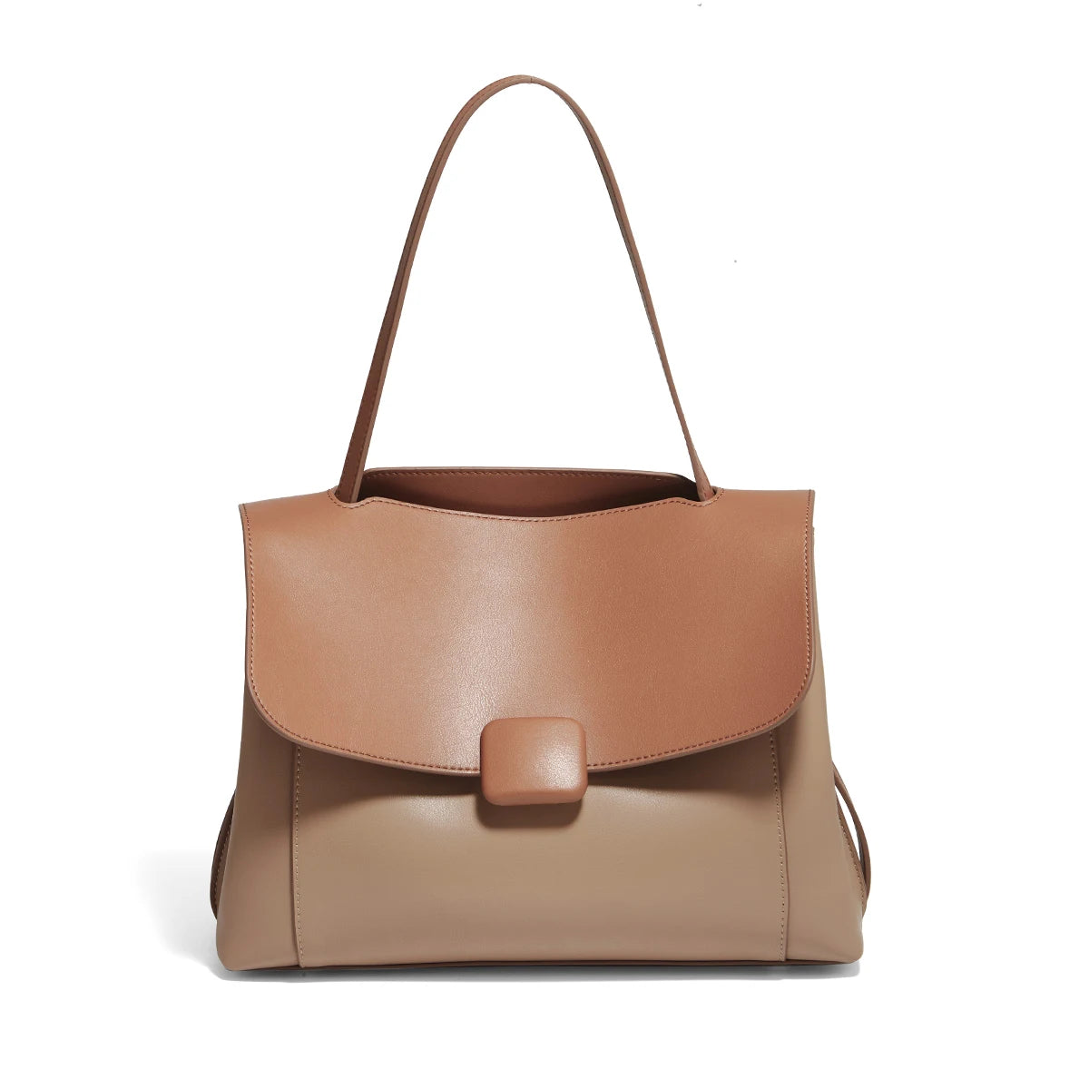 Foxy Leather Large Capacity Tote Shoulder Bag