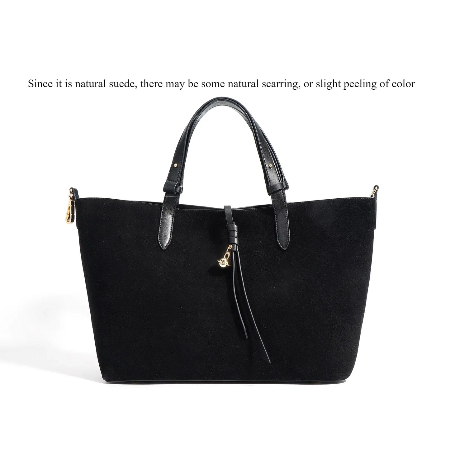 Henrietta Suede Leather Tote Bag