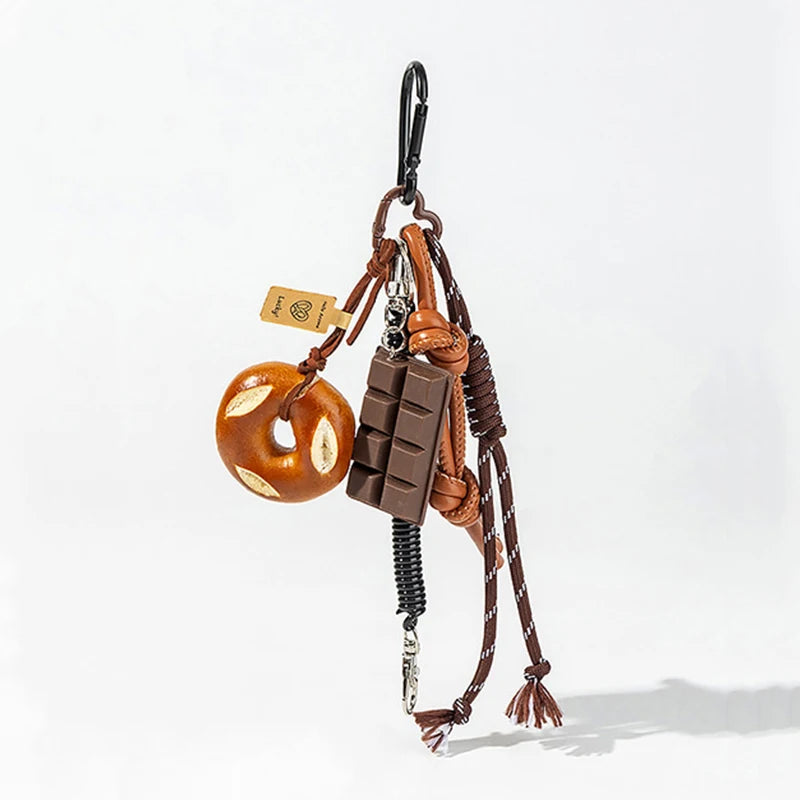 Braided Rope Chocolate Pendant