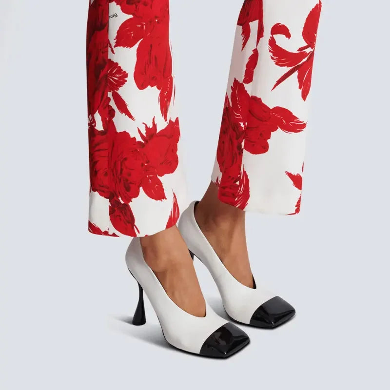 Square Headed Thin High Heels