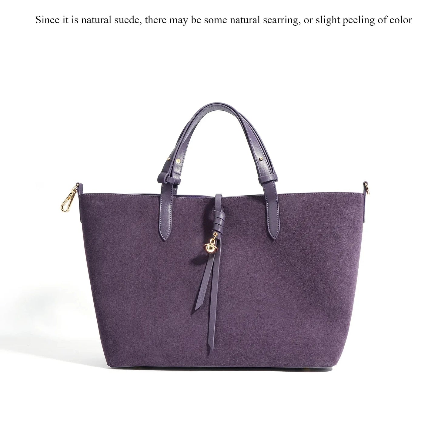 Henrietta Suede Leather Tote Bag