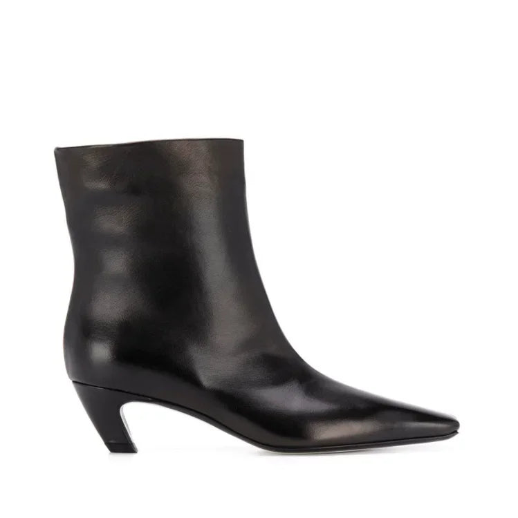Low Heel  Pointed  Multi Functional Large Ankle Short Boots
