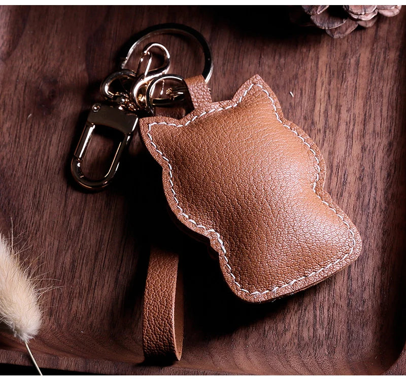Genuine Leather Dog  Bag Charm