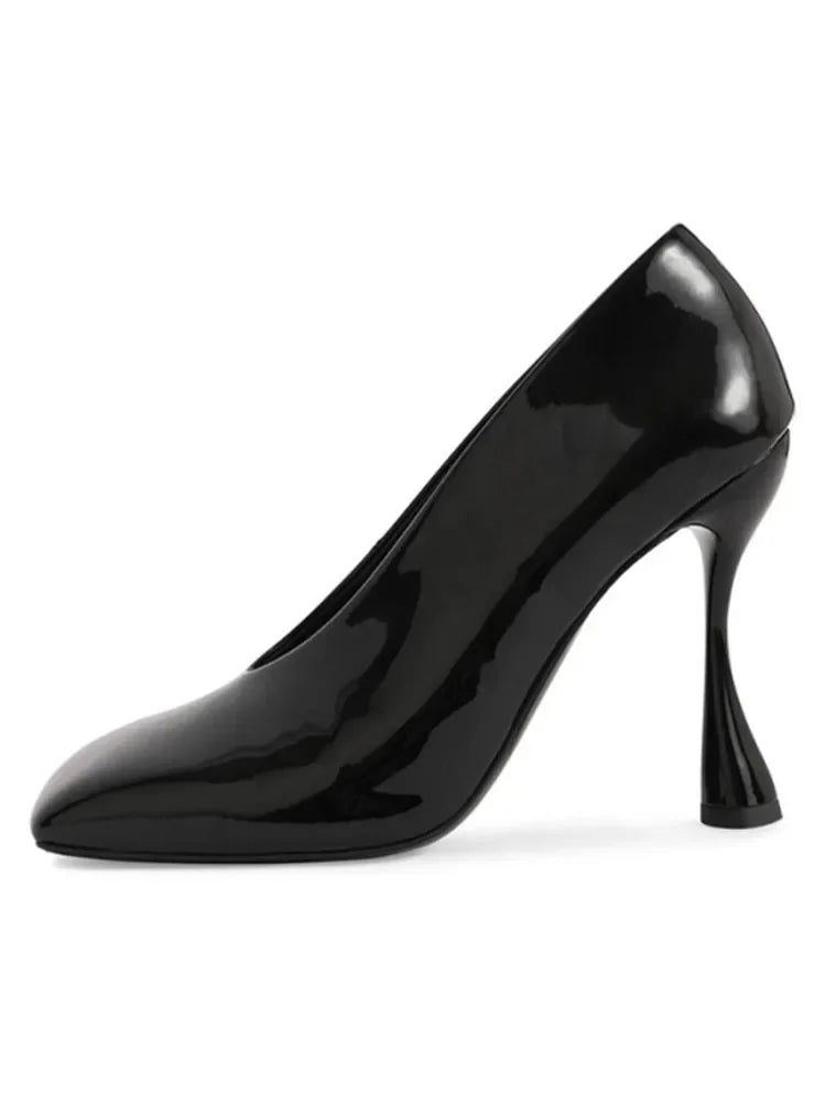 Square Headed Thin High Heels