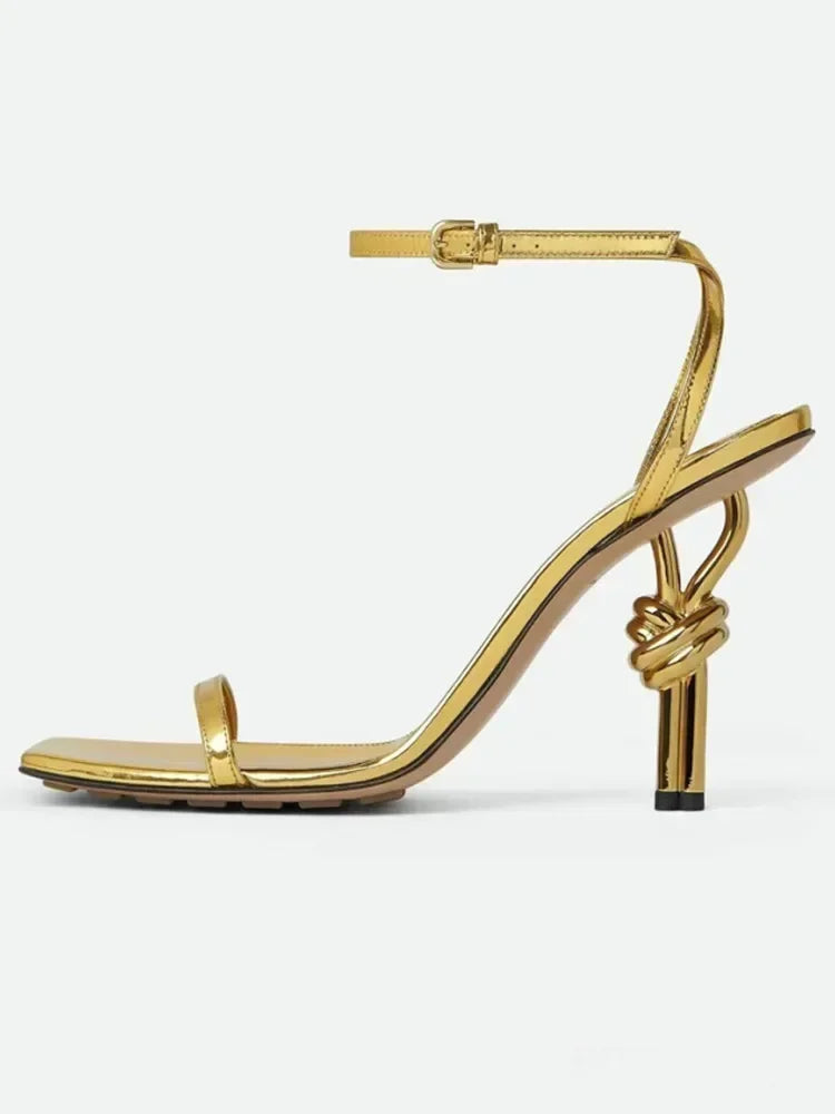 Summer New Slim Square Fit High-heeled Sandals