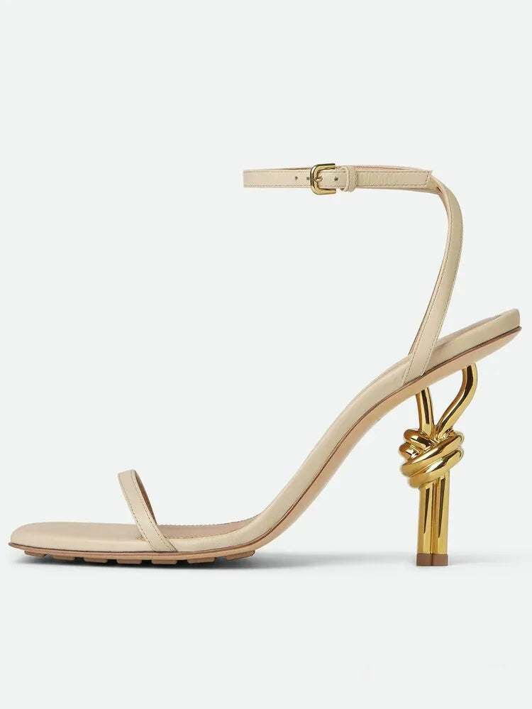 Summer New Slim Square Fit High-heeled Sandals