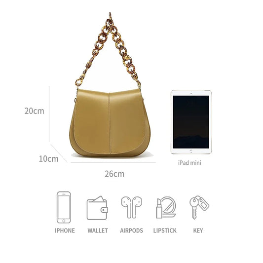 Beau Pip Acrylic Handle Messenger Bags