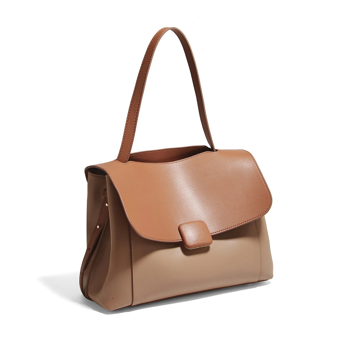 Foxy Leather Large Capacity Tote Shoulder Bag